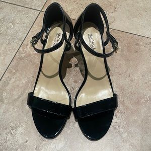 MICHAEL Michael Kors, 7, black patent leather, new. 3 inch heel. Only worn once